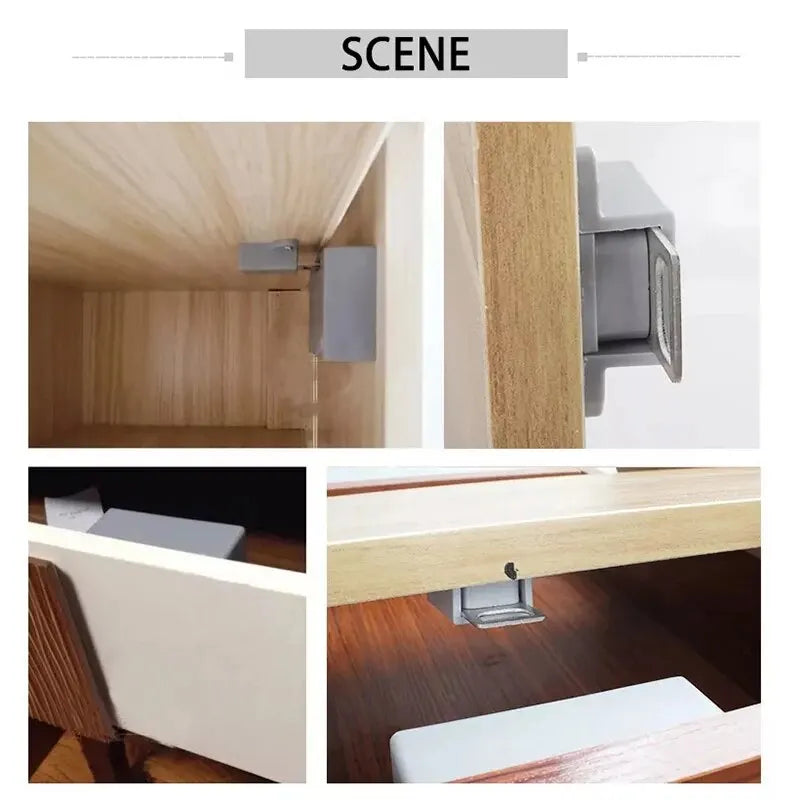 Smart Invisible Lock RFID Card Key Digital Lock for Furniture Cabinet Wardrobe - Hidden Installation No Drilling Required