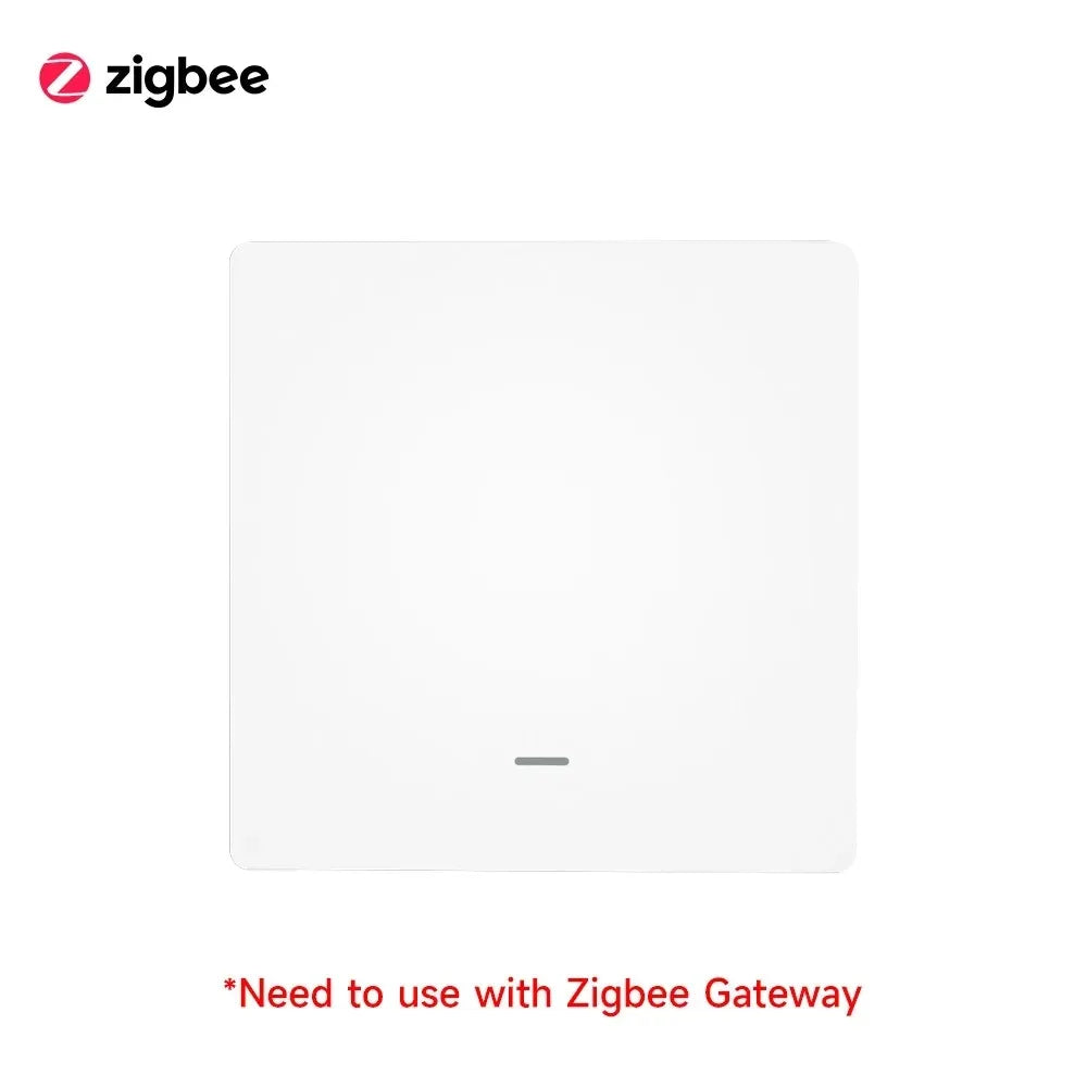 Tuya Zigbee 3.0 Smart Scene Button Switch – 1/2/3/4 Gang Wireless Remote Controller – Works with Smart Life/Tuya App & Home Assi