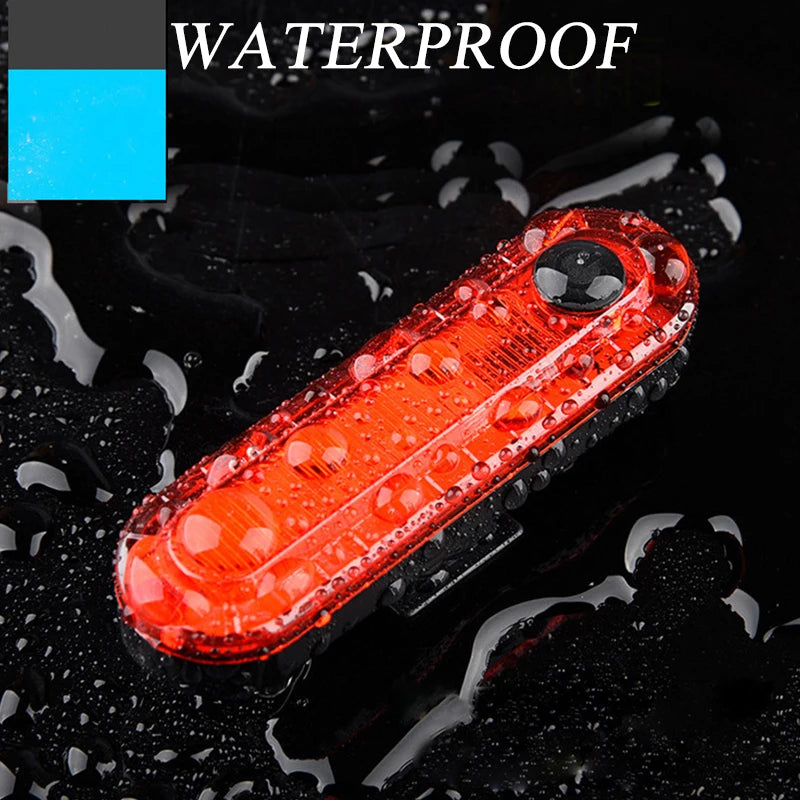 Bike Taillight COB  Bicycle Rear Light With 6 Modes USB Rechargeable Mtb LED Warning Tail Lamp Cycling Accessories