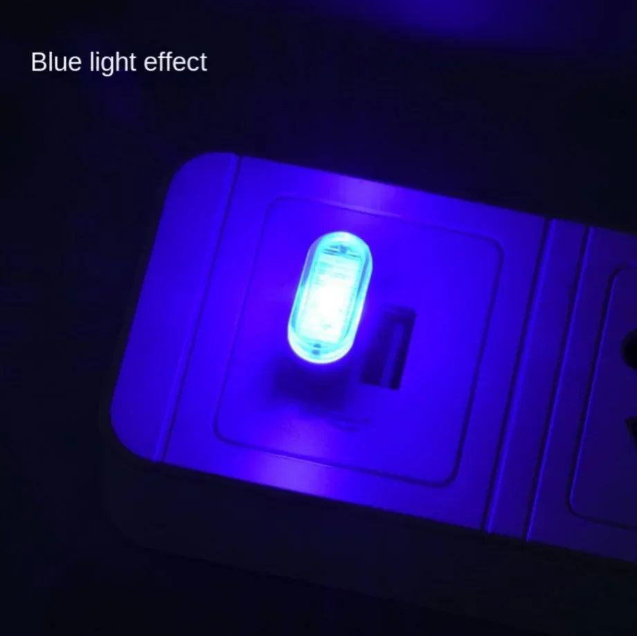 Mini USB LED Atmosphere Lights Car Interior Neon Decorative Lamp Car Emergency Lighting Universal PC Portable Plug and Play