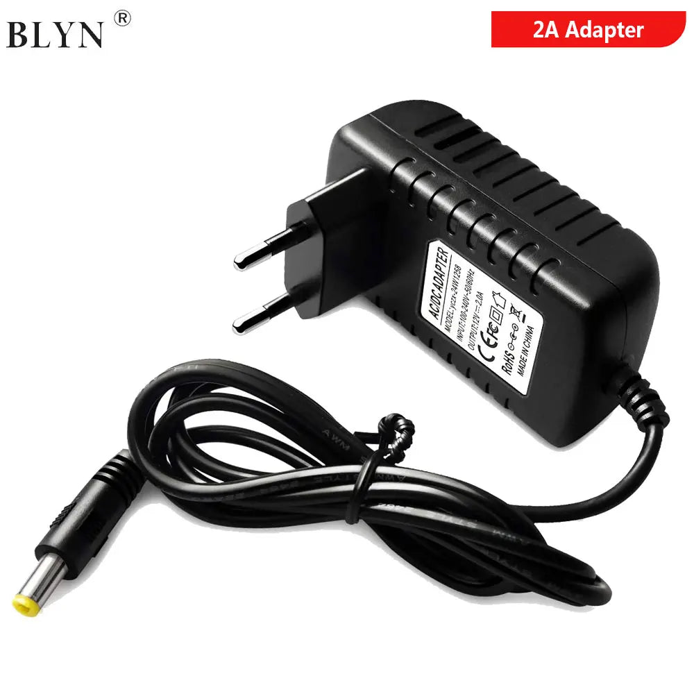 LED Adapter Power Supply DC12V 1A 2A 3A 5A 8A 10A Lighting Transformer 5.5x2.1mm For LED Strip CCTV