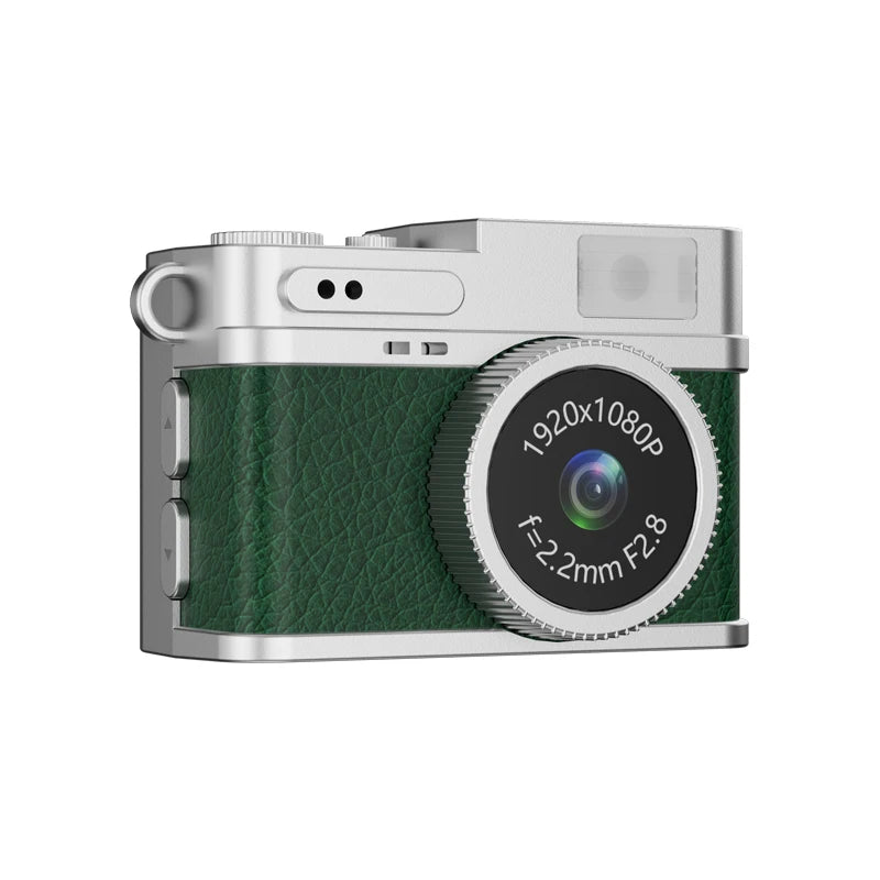Retro Digital Camera 1080P Video Recorder LED Fill Light 0.96 Inch IPS Screen Portable Mini Digital Camera