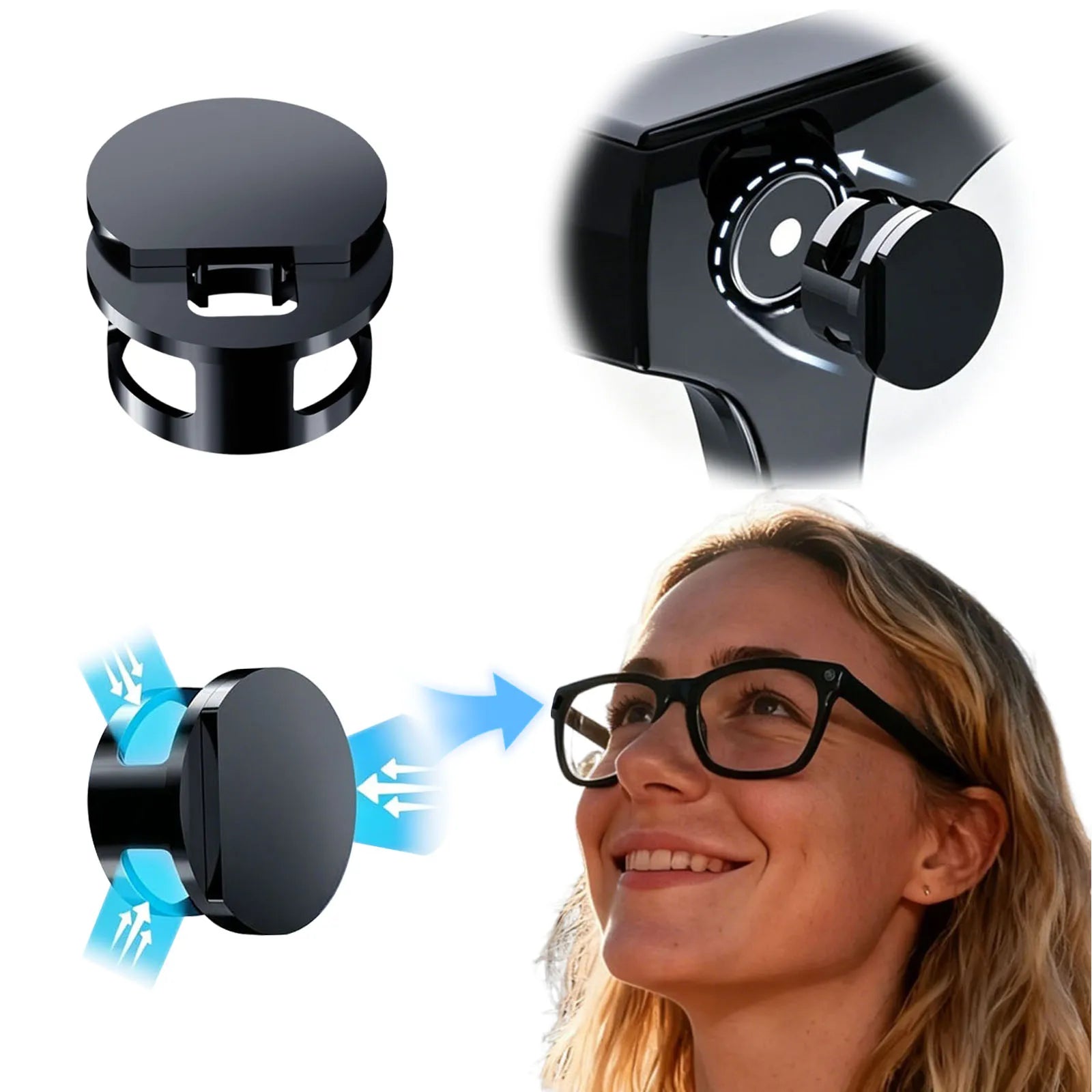 LED Light Dimming Blocker for Meta Display Glasses Lens Protect Cover Eyeglasses Lights Blockers for Smart Glasses Accessories