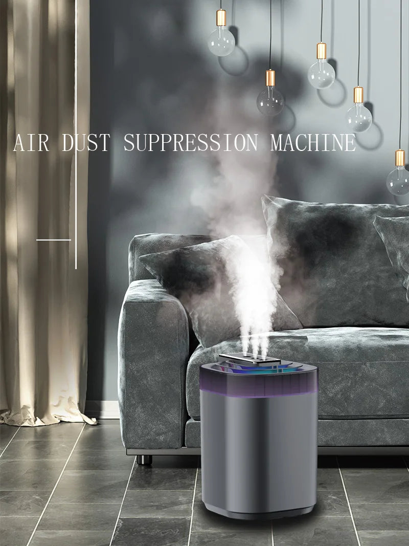 3L Ultrasonic Air Humidifier Cool Mist Humidifier with Night Light and Three Nozzles Quiet USB Aromatic Humidifier for Home