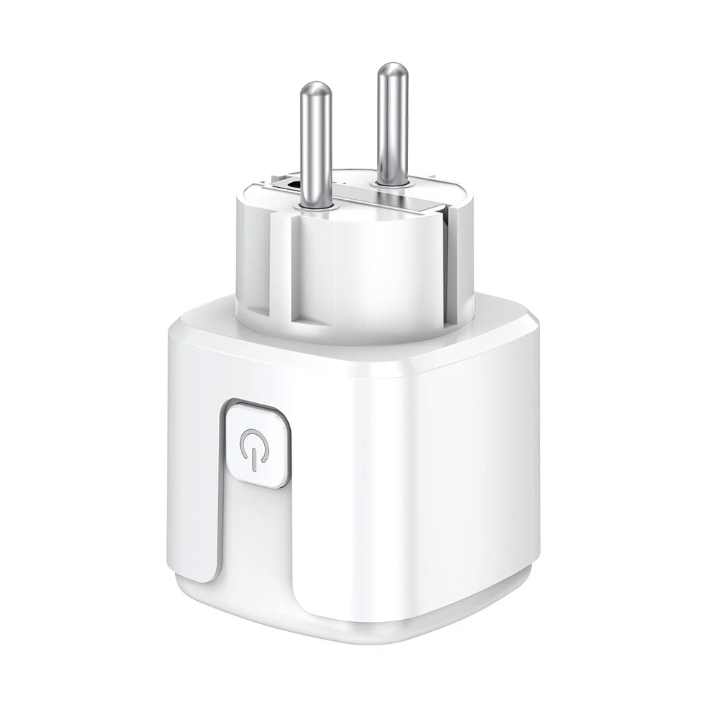 Ewelink Smart WiFi EU Plug Socket With Power Monitoring Timing Function 16A/20A Outlet Voice Works with Alexa Google Home Alice