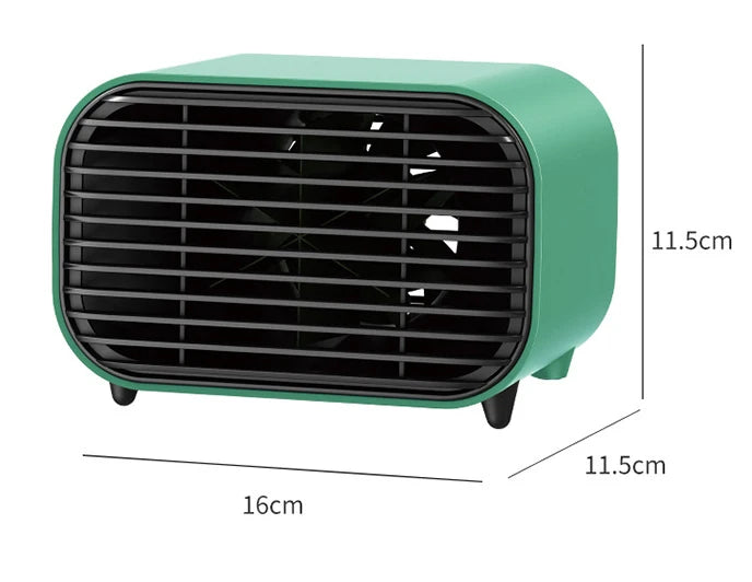 Desktop Electric Heater 600W Fast Heating Constant Temperature Wide-angle Warm Supply Low Noise Mini Home
