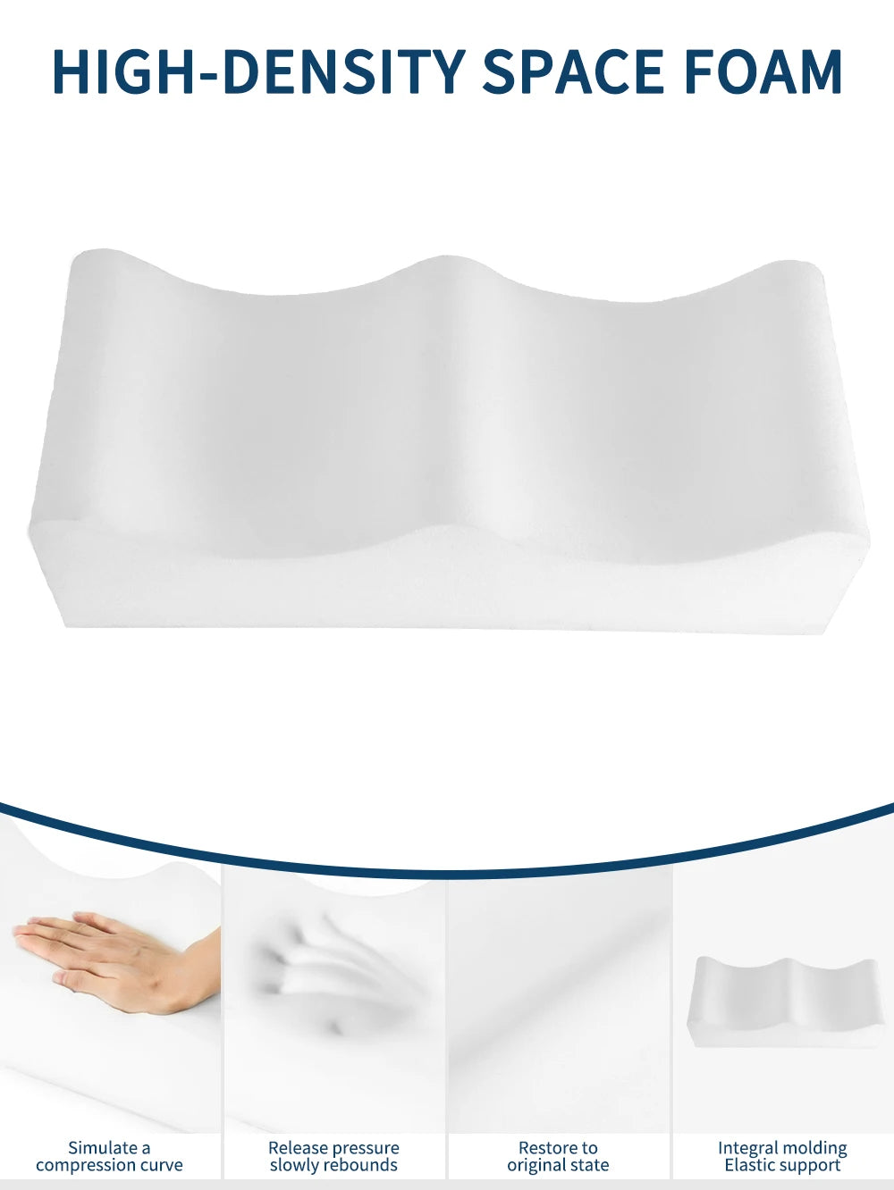 High Rebound Foam Buttock Pillow BBL Seat Cushion Relief Waist Pain Butt Lift Cushion Home and Office Sofa Lounge Chairs Pad