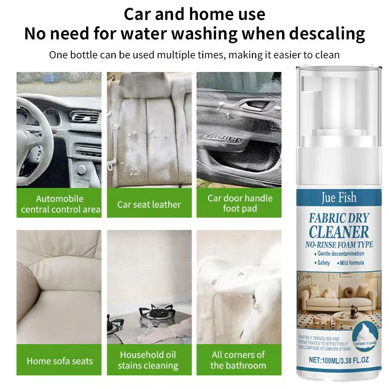 Seat Foam Cleaner Car Seat Fabric Cleaner Can Effectively Clean Stains on Car Seats Without Washing