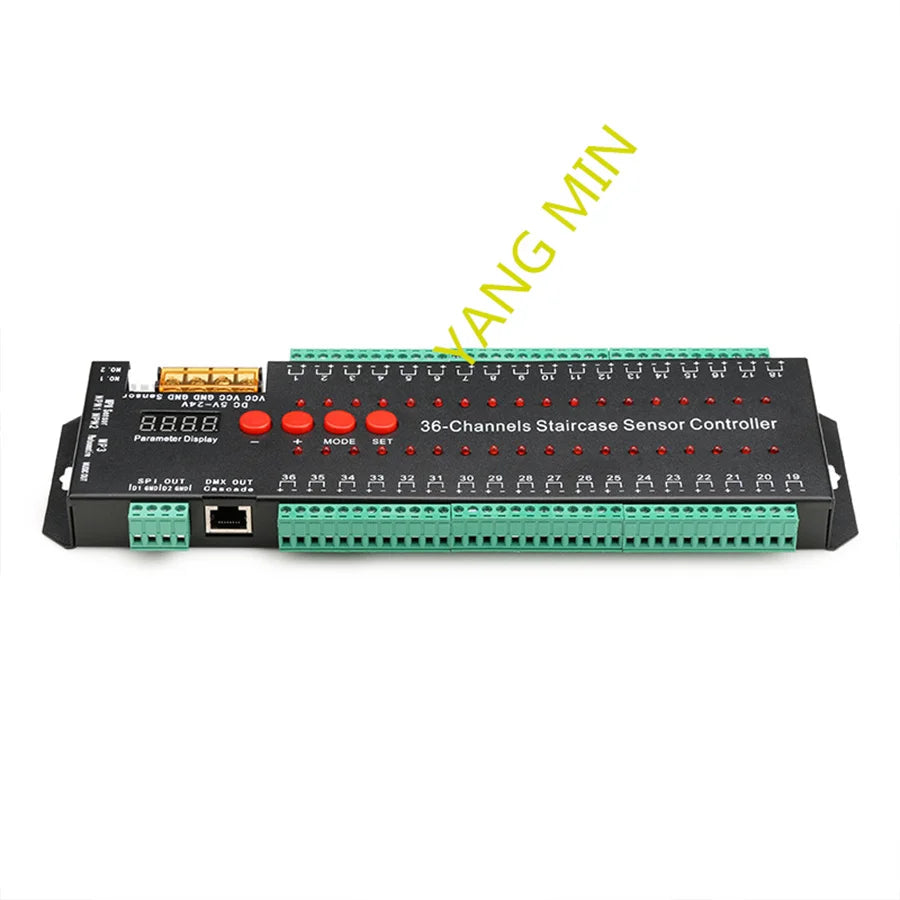 Smart home led controller for staircase Automatic Pir Sensor Stair Controller with CE certificate Support 36 step lights