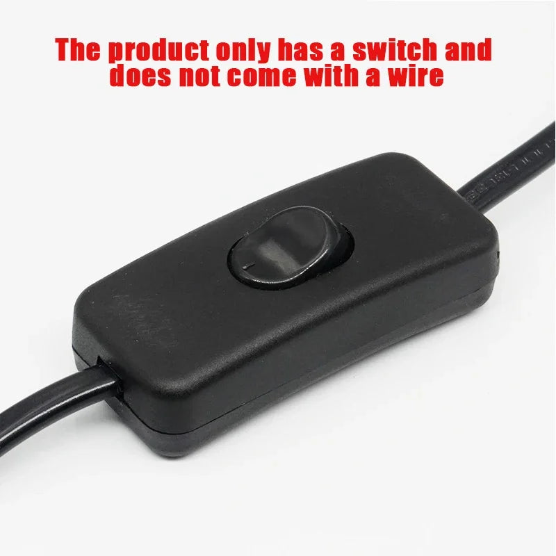 5 Pcs/lot Practical Classic Black Inline ON/OFF Table Lamp Desk Light Cord Cable Switches Electrical Accessories