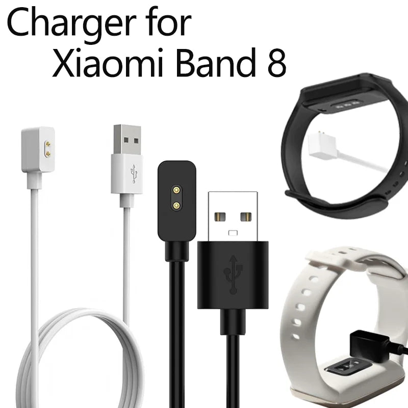 USB Magnetic Charger Cable Charging Cradle Adapter Data Dock for Redmi Watch 4 3 Band 2 for Xiaomi Mi Band 8 Chargers Line