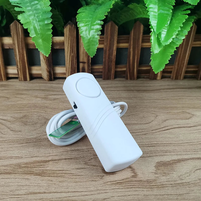 Water Leak Alarm Liquid Leak Detector Flood Overflow Sensor Work 3V Kitchen Bathroom Fish Tank independent Built-in Sound Alarm