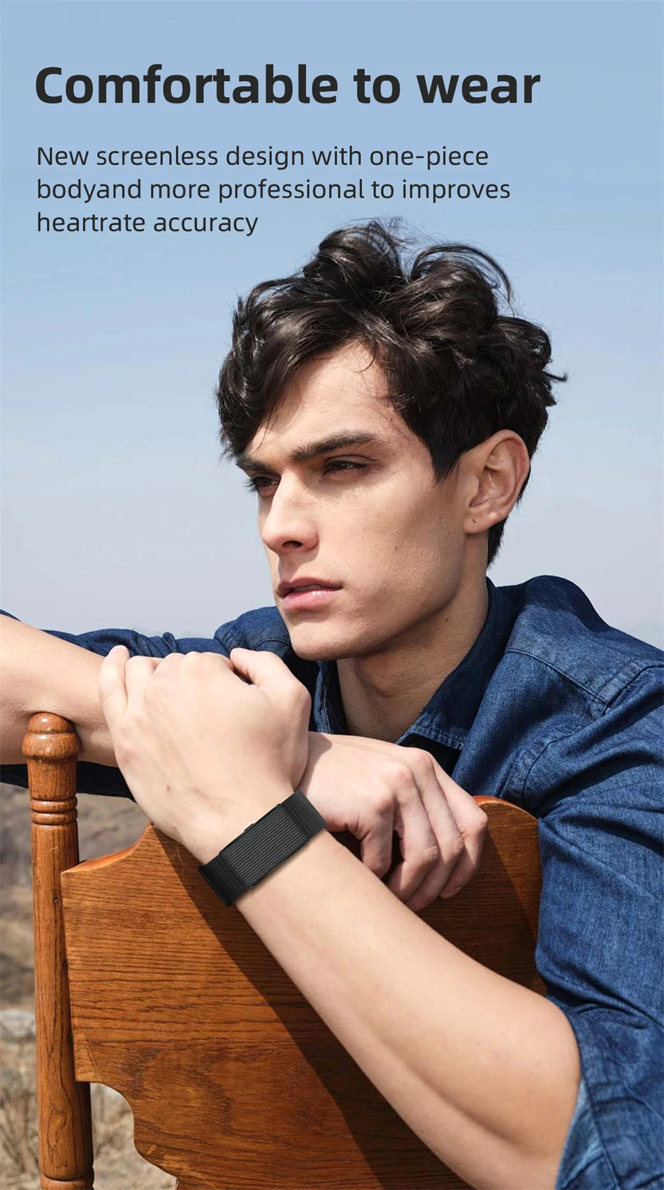 New GPS Trajectory AI Health Bracelet Heart Rate Blood Pressure HRV Monitor Call Reminder Smart Watch Sport Band Fitness Tracker
