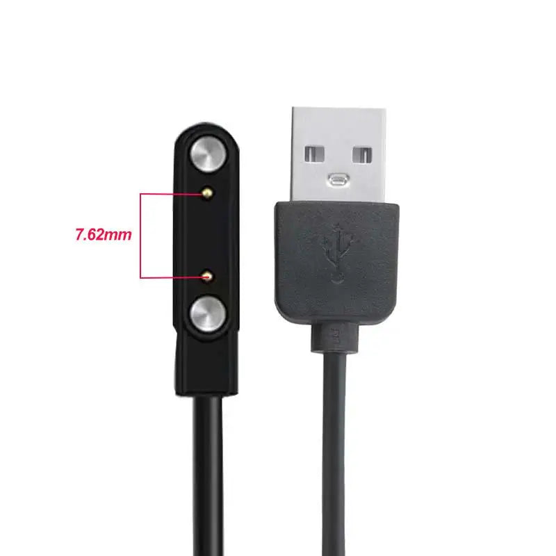 Universal Smart Watch Magnetic USB Dock USB Charging Cable For Adult/Kid Smart Watch Universal 2-Pin/4-Pin Strong Magnetic Kit