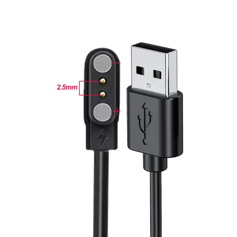 Universal Smart Watch Magnetic USB Dock USB Charging Cable For Adult/Kid Smart Watch Universal 2-Pin/4-Pin Strong Magnetic Kit