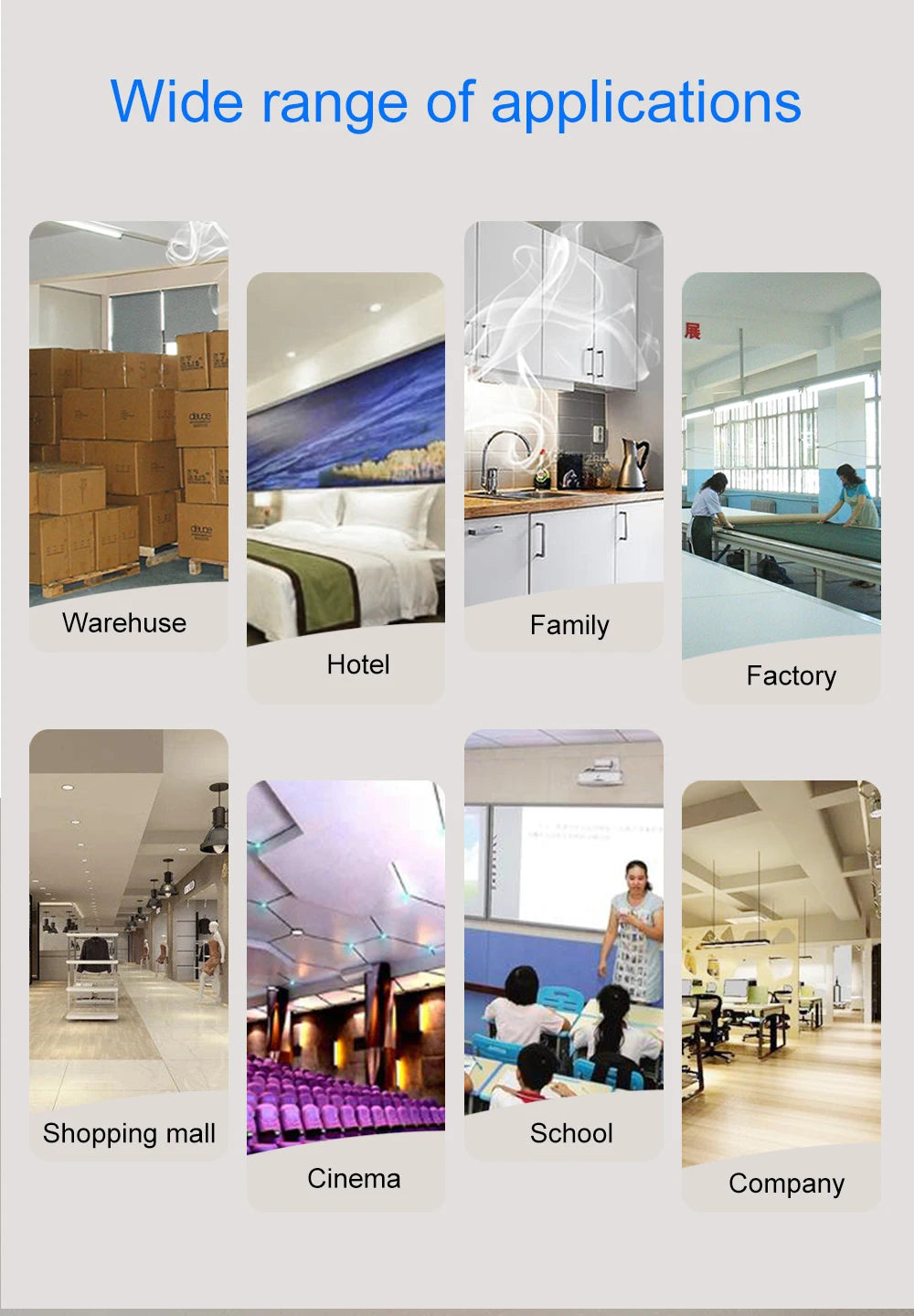 DC 3V Smoke Detector For Hotel Office School Hospital Security Protection Self-check Function Independent Smoke Alarm
