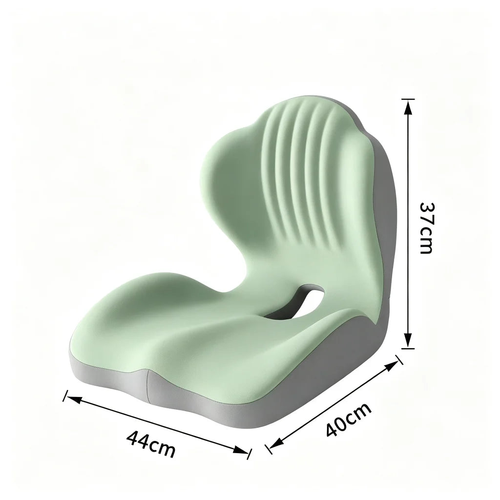 Seat Cushion for Office Chair Ergonomic Memory Foam Seat Cushion with Back Support for Stress Relief Lumbar Support Car Office