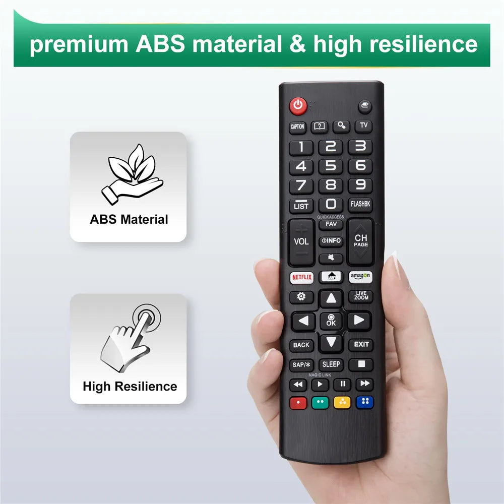 AKB75095307 Universal Remote Control Compatible for LG Smart TV LED OLED LCD UHD HDTV Plasma Magic Webos 3D 4K UHD HDR NanoCell