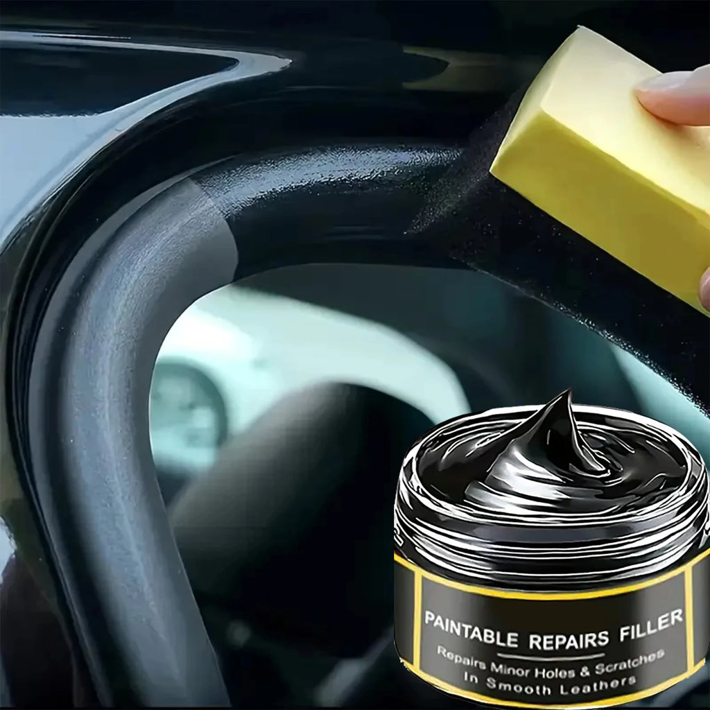 Auto Seat Steering Wheel Repair Cream Leather Plastic Refurbish Wax Car Interior Scratch Restoration Agent G478/*-！~