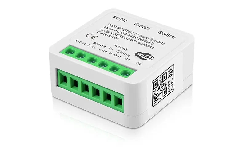 Smart Switch Mini Wifi Relay Breaker Siri Voice Control Wireless Switch Work With Apple Homekit Alexa Google Home