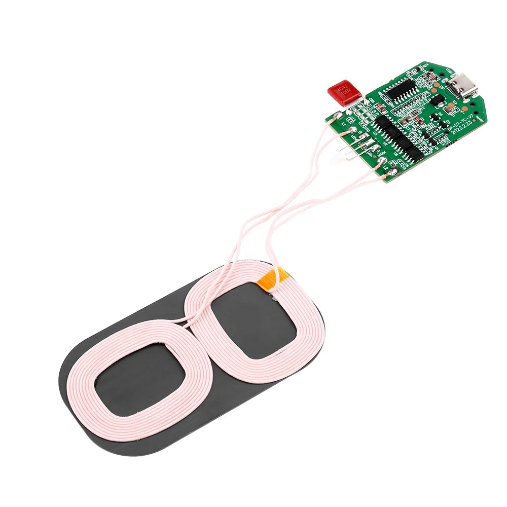 15W Dual Coil Wireless Charging Module Wireless Charger PCBA Multi-Purpose Home Car Device Wireless Charger Module