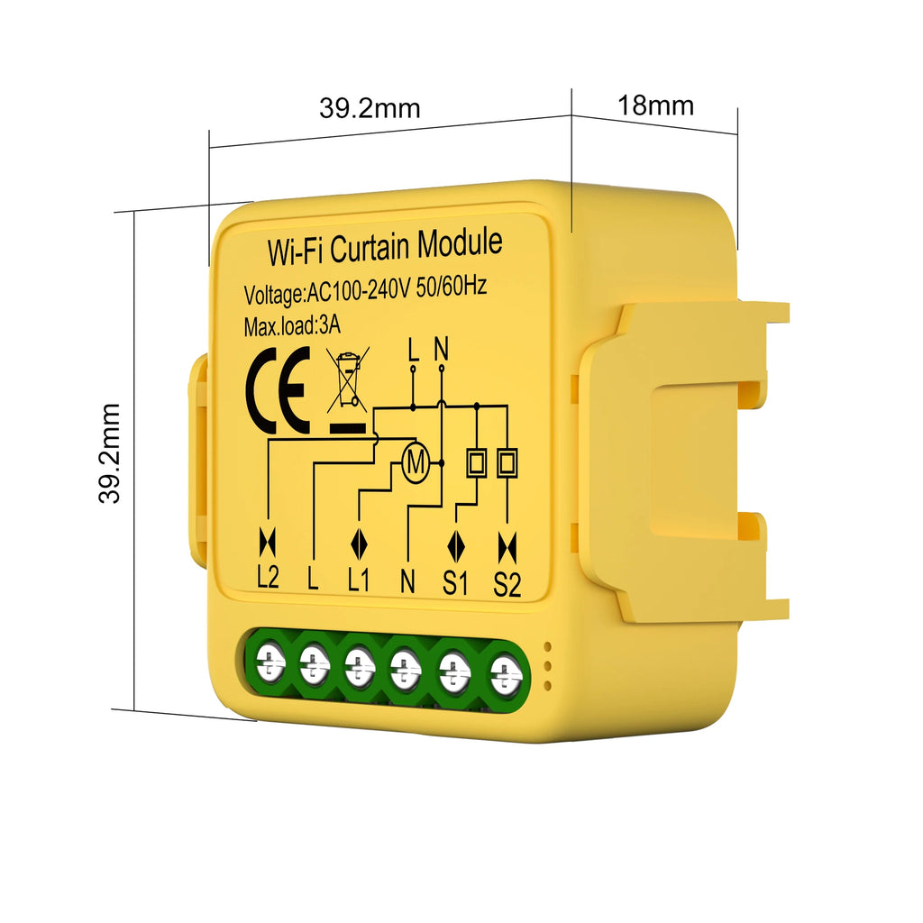 Tuya WiFi Zigbee3.0 Smart Curtain Switch Module Roller Shutter Motor Controller Switch Smart Life APP Works with Alexa Google
