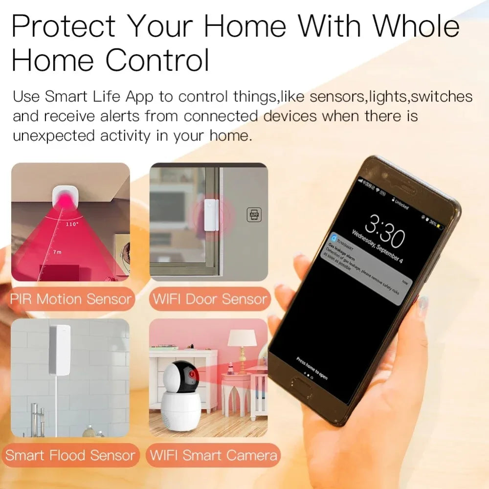 Tuya Zigbee 3.0 Gateway Hub Smart Home Wireless Bridge Smart Life APP Remote Control Automation Device Works with Alexa Google