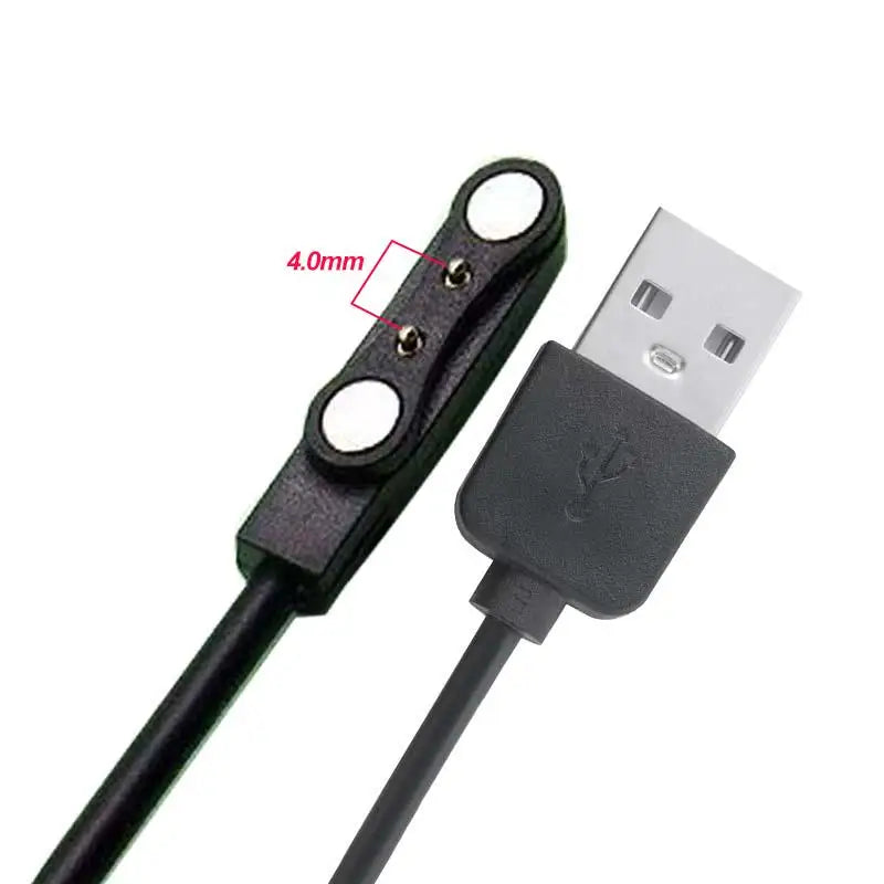 Universal Smart Watch Magnetic USB Dock USB Charging Cable For Adult/Kid Smart Watch Universal 2-Pin/4-Pin Strong Magnetic Kit