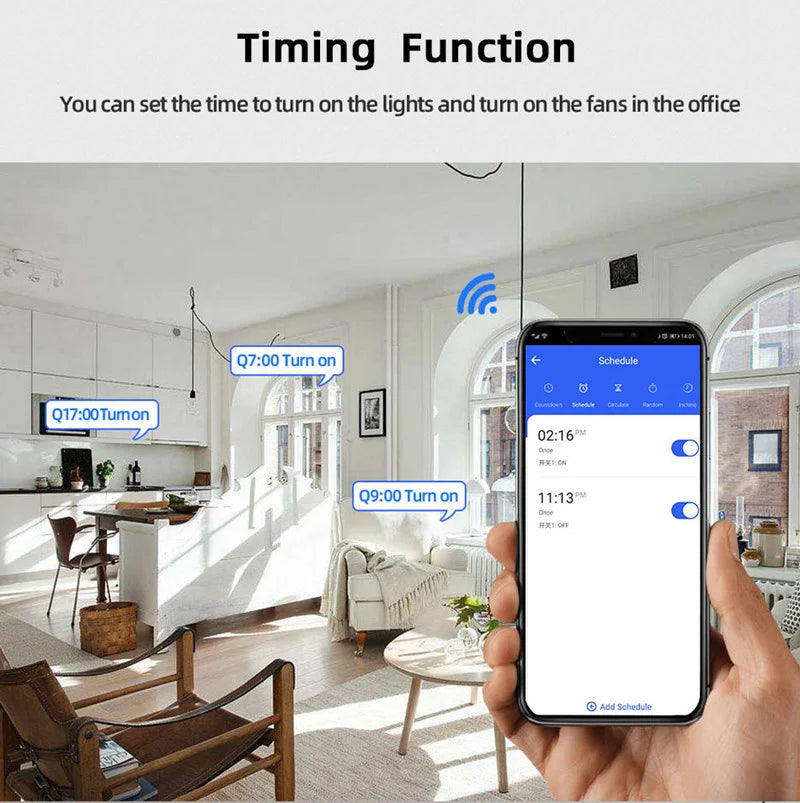 Tuya Zigbee3.0 Smart Switch 1/2 Gang Home Automation Timer Relay with KWh Power Monitor Smart Life APP Voice for Alexa Google