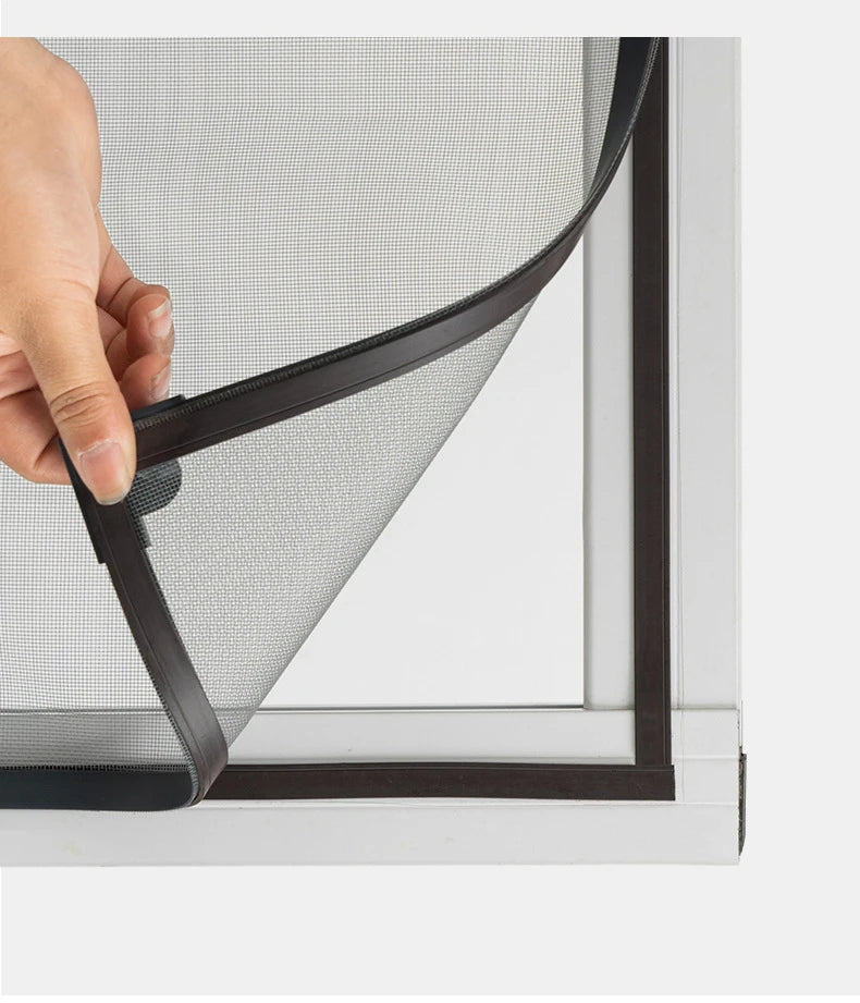 Magnetic mesh mosquiteras para ventana, invisible screen window,  household self-adhesive,simple mosquito net，Automatic shutdown