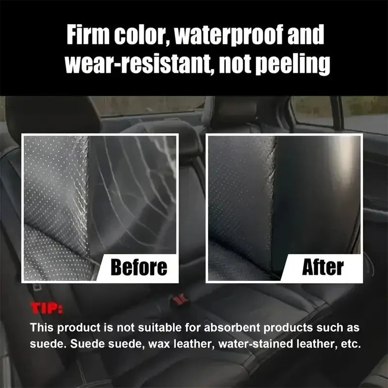 Auto Seat Steering Wheel Repair Cream Leather Plastic Refurbish Wax Car Interior Scratch Restoration Agent G478/*-！~