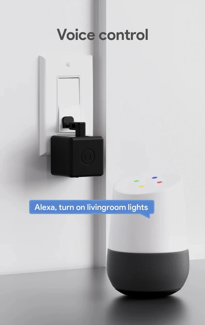 Tuya Zigbee Bluetooth Smart Touch Fingerbot Plus USB Rechargeable Switch Button Pusher Arm Fingerbot Via Alice Alexa Google Home