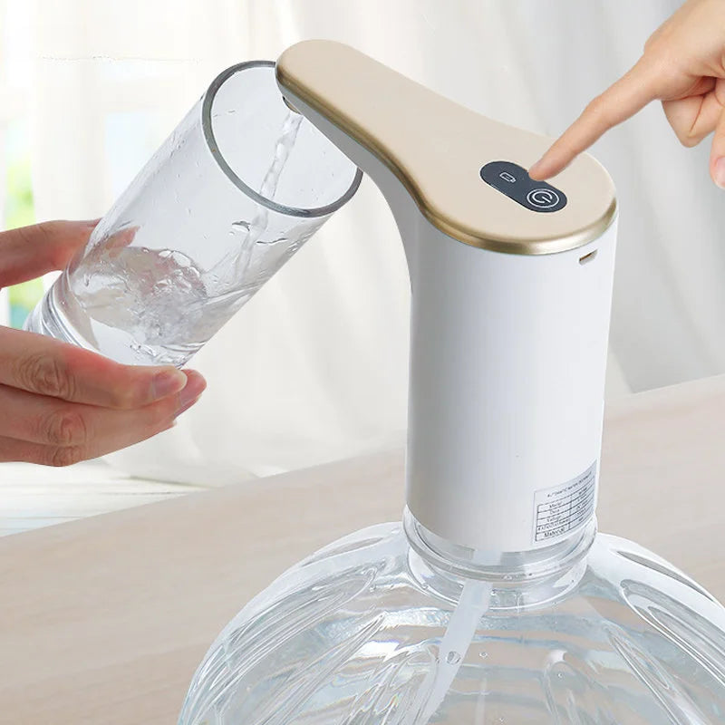 Electric Water Dispenser Automatic Mini Portable Barreled Water Pump USB Smart Charging Drinking Water for Home Kitchen Water