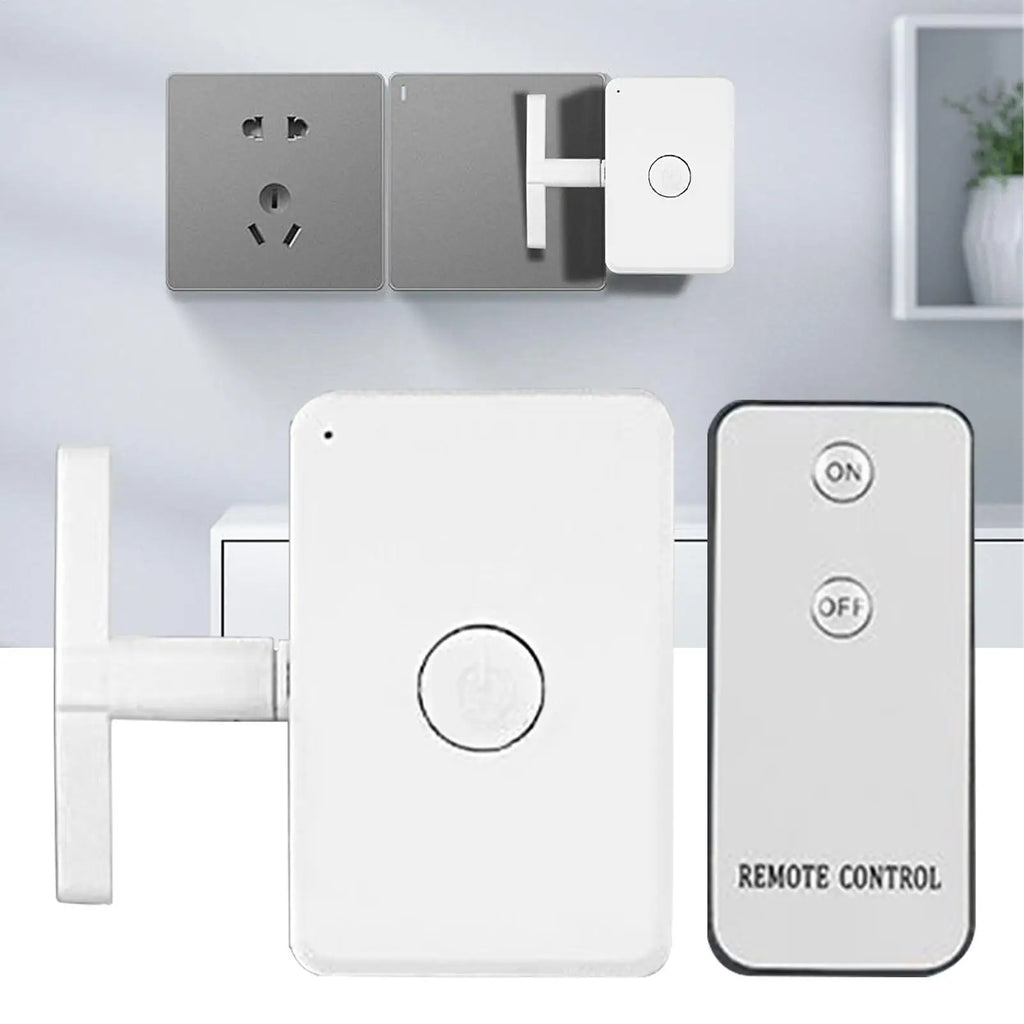 Smart Home Button Wireless Smart Buttons No Wiring Required 10 Meters Remote Control Light for Door Wall Dormitory Fan Home