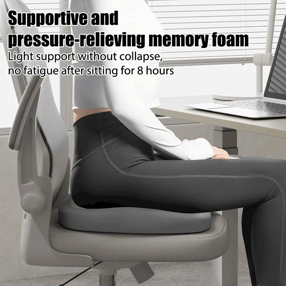 Memory Foam Seat Cushion Ergonomic Office Chair Pad Buttock Support Pillow Cushion For Long Sitting Student Desk Chair