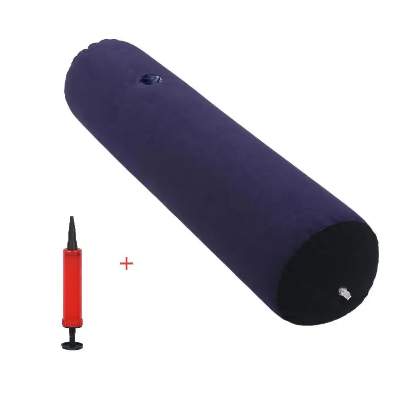 Blue Inflatable Bolster Pillow Longer Size Soft Inflatable Seat Cushion Better Value For Adult Furniture Rest Support