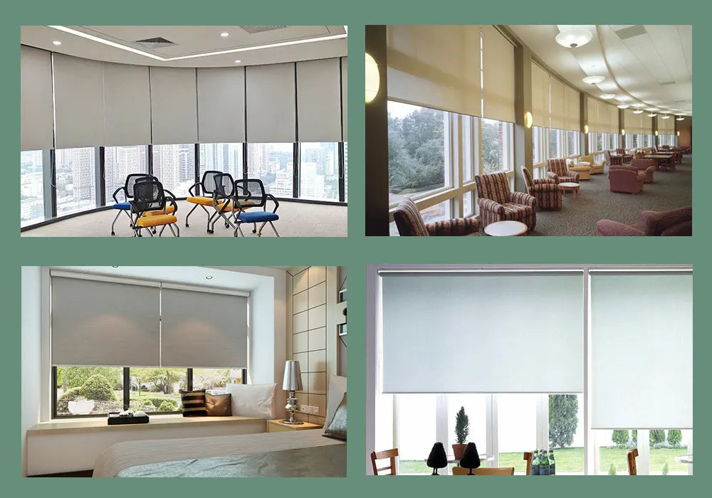 LifeLibero Tuya Zigbee Battery Window Blinds Smart Curtains Motor Roller Blind Automatic Wire Free Tubular Blind For37 38mm Tube