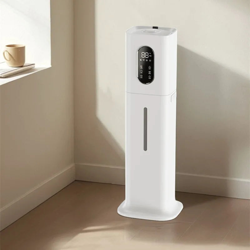 8L Smart Humidifier for Large Room, Ultra Quiet Mist Cooler with Auto Humidity Control, 360° Nozzle, Timer - Ideal For Home