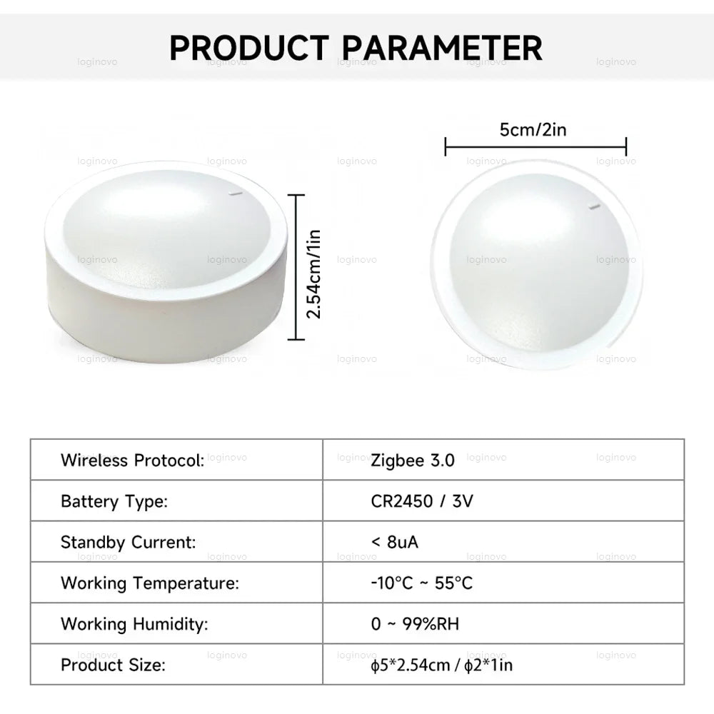 Tuya ZigBee Knob Switch Wireless Scene Button Rotatable Dimmer Controller Switches Remoter Smart Life Home Automation Linkage