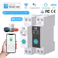 TUYA WiFi/ZigBee MCB Smart Circuit Breaker Over Current Under Voltage Protection Power Metering 63A Remote Control Switch