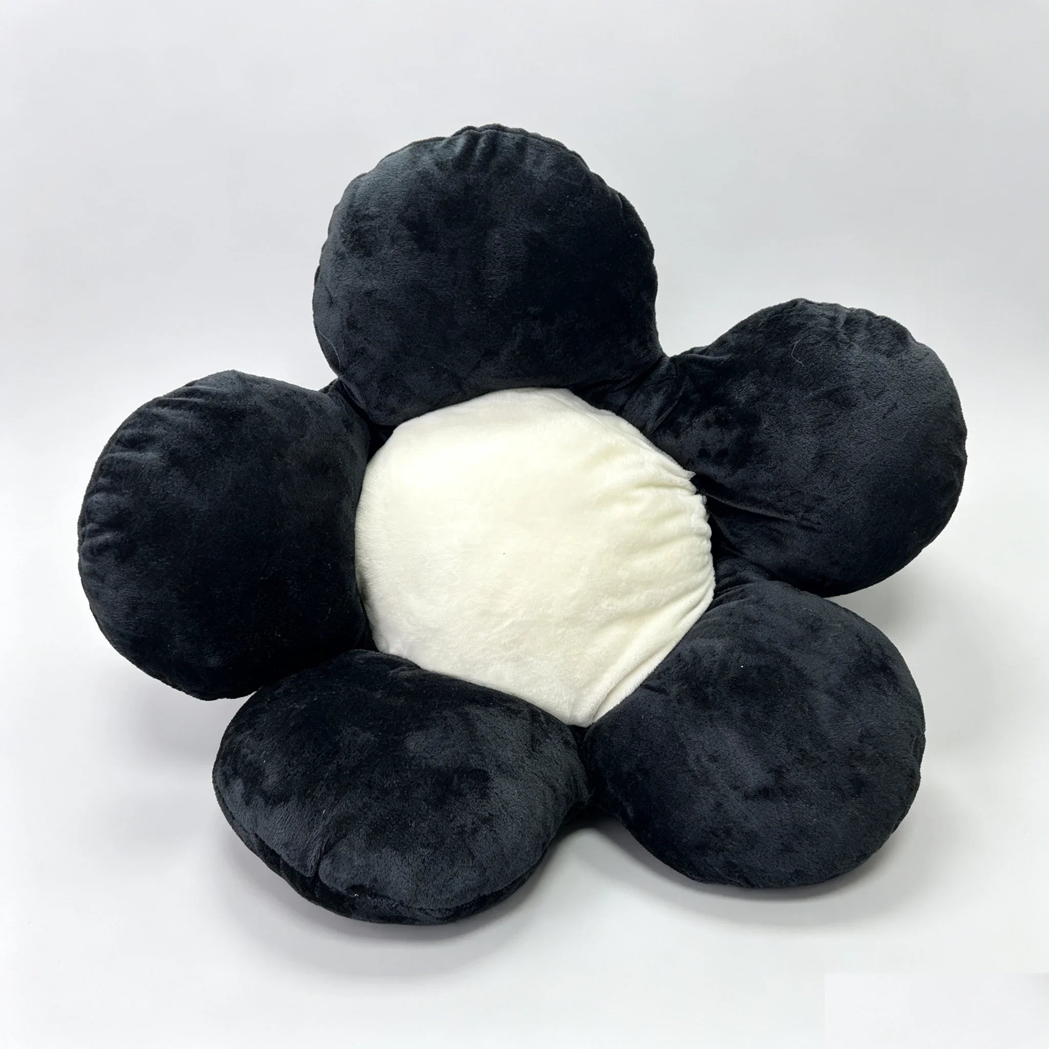 KKJOY Flower Plush Seat Cushion Car Waist Support Pillow Office Nap Backrest Sofa Decor Throw Cushion