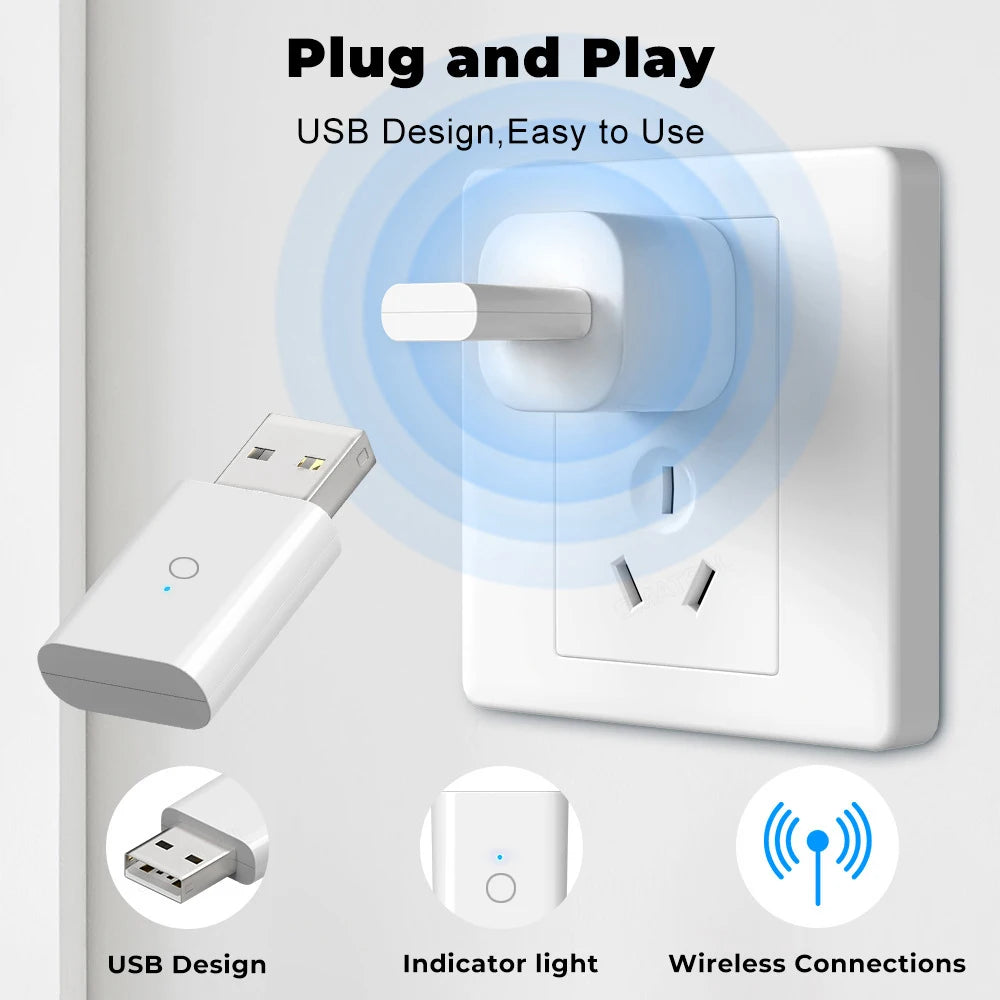 Tuya ZigBee Signal Repeater USB Plug and Play Gateway Hub Signal Amplifier Smart Home Assistant Works with Smartlife APP