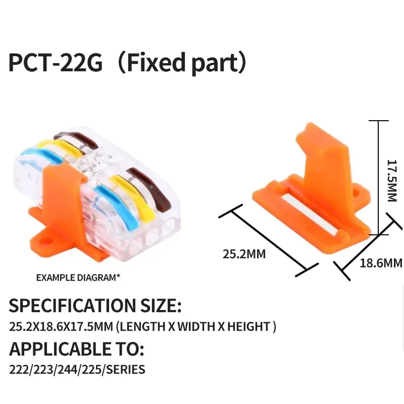 1 In Multiple Out Push-in Electrical Wire Connector Terminal Block Universal Fast Wiring Cable Connectors For Cable Connection