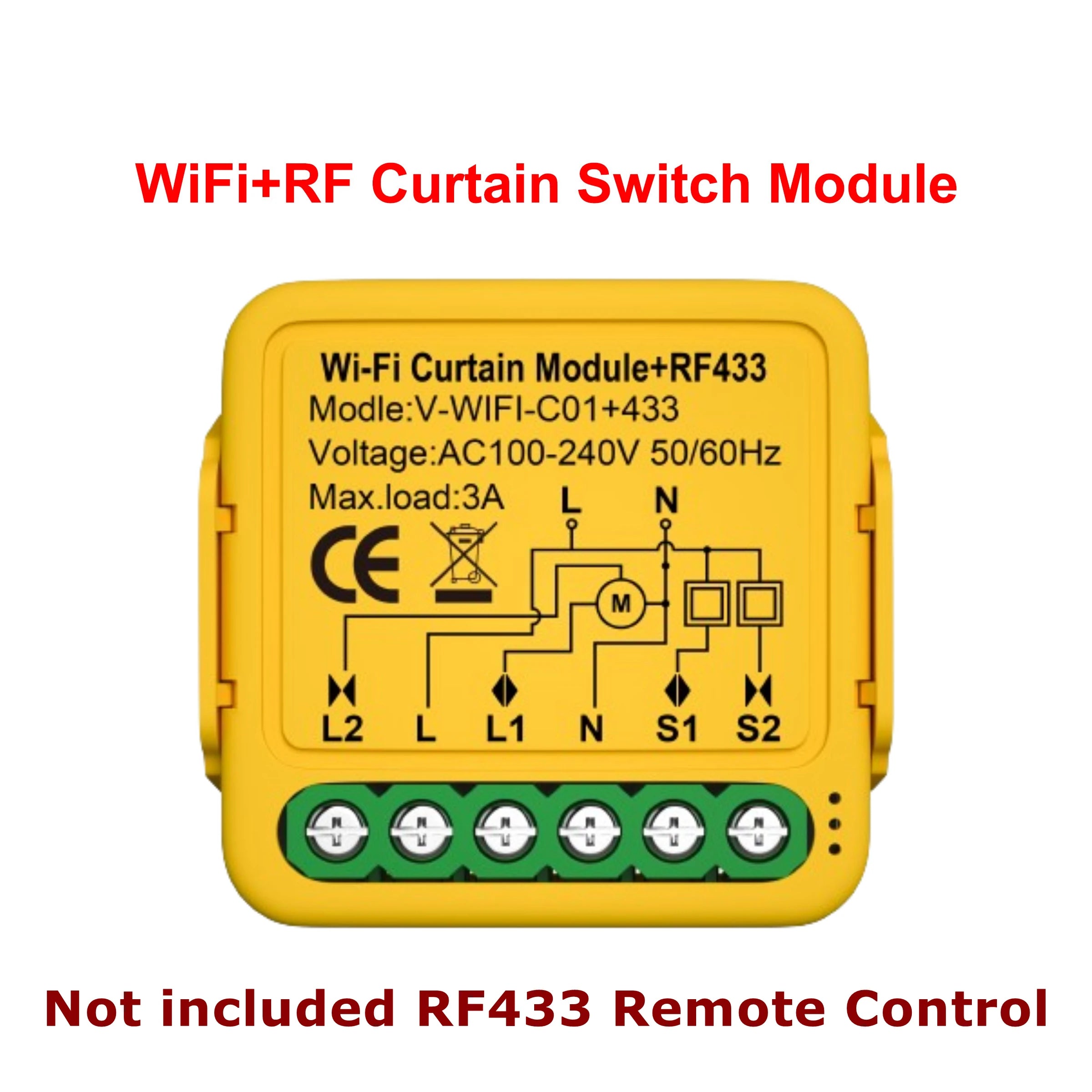 Tuya WiFi Zigbee3.0 Smart Curtain Switch Module Roller Shutter Motor Controller Switch Smart Life APP Works with Alexa Google