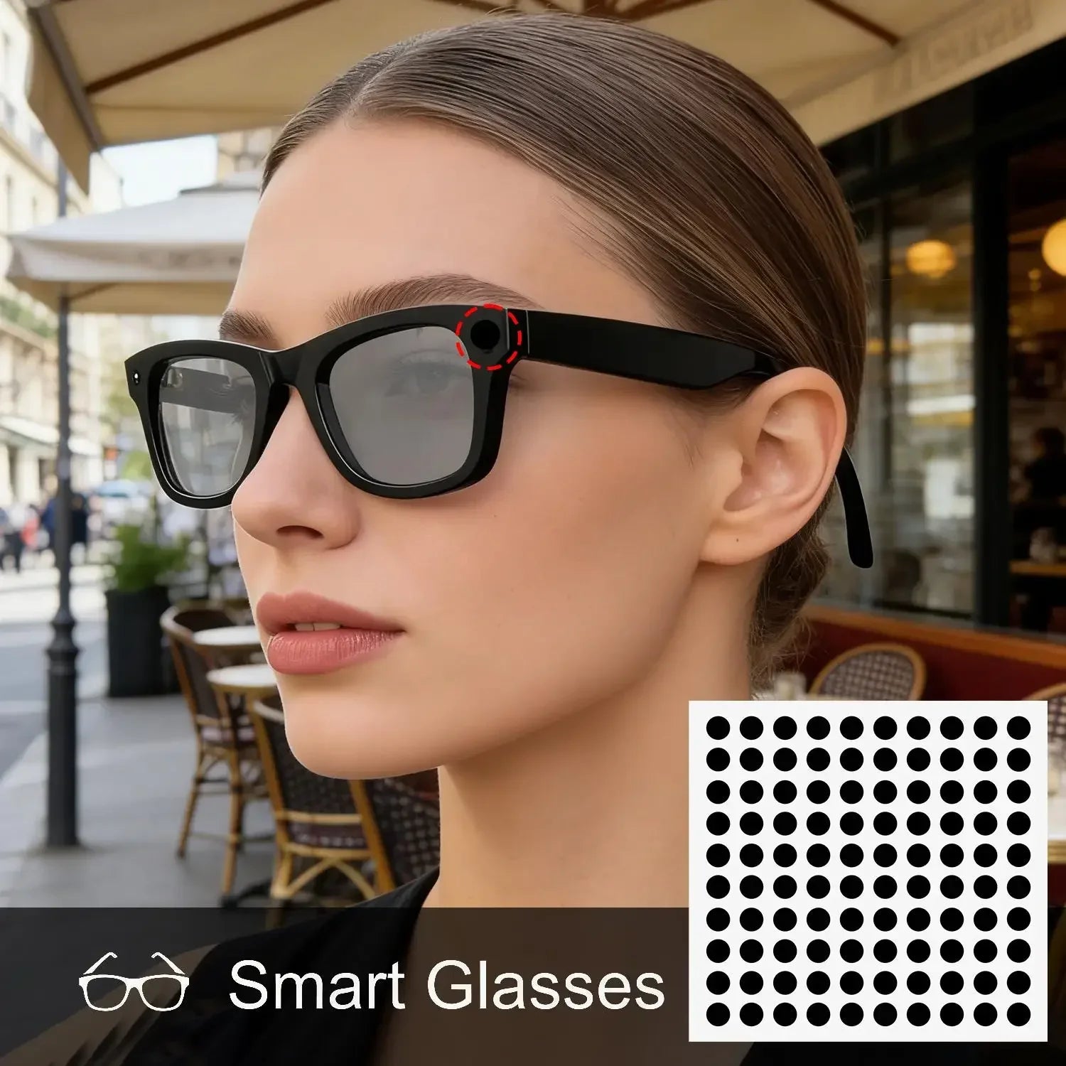 DIY Privacy Sticker LED Light Blocking Stickers For Ray-Ban Meta Wayfarer/Skyler/Headliner/Oakley Gen1&2 Eyeglass Camera Cover