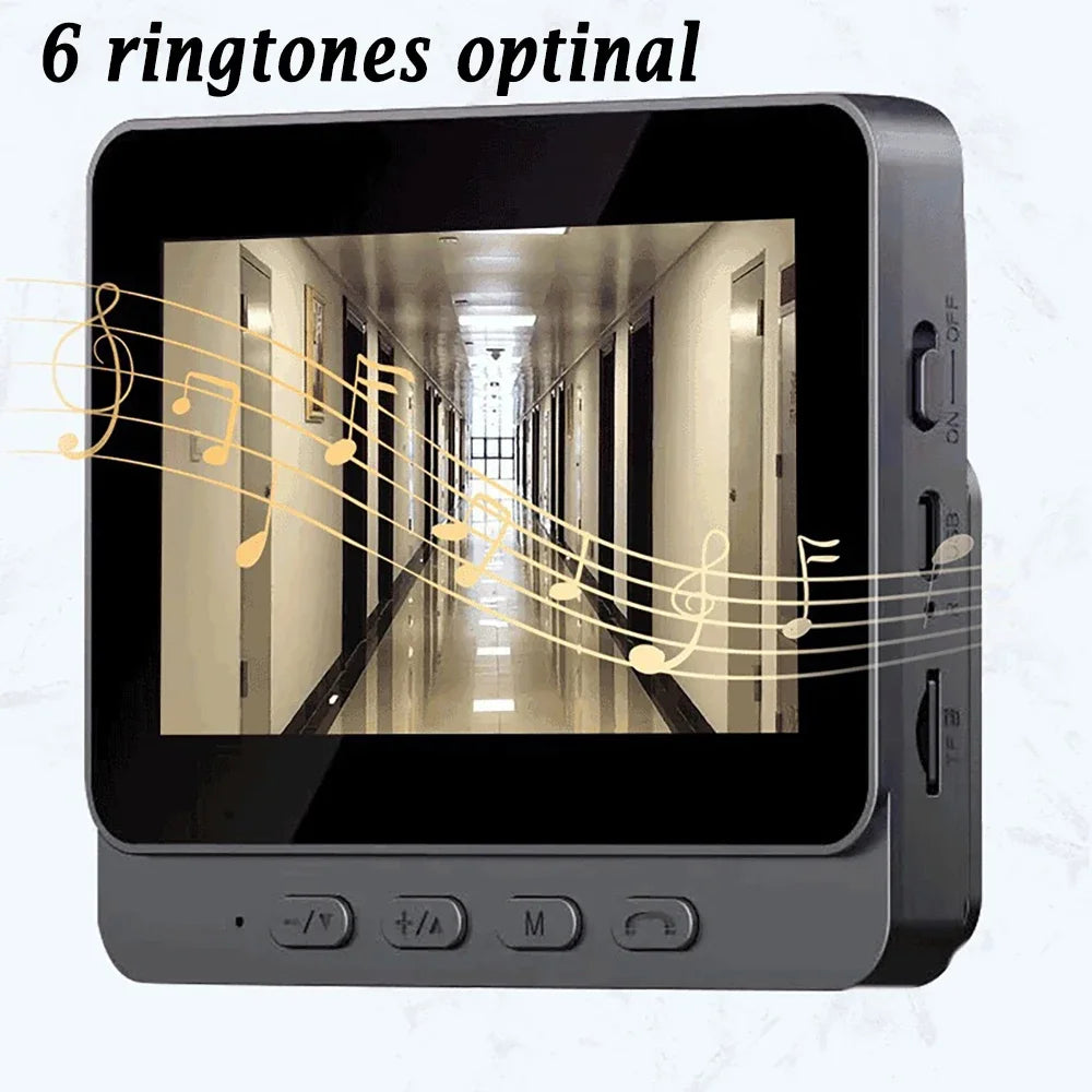 Smart WiFi 2.4G Wireless Doorbells Video Intercom Camera Inteligente Night Vision 4.3inch HD Screen For Security Home Apartment