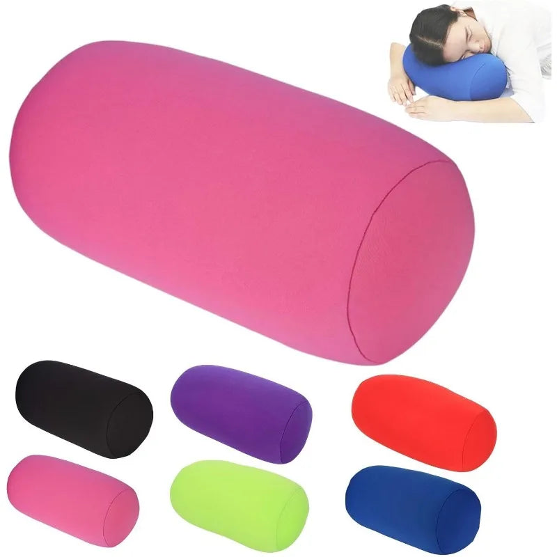 Sleep Neck Support Comfortable Home Seat Pillow Mini Microbead Back Cushion Roll Throw Pillow Travel Home