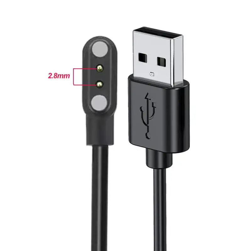 Universal Smart Watch Magnetic USB Dock USB Charging Cable For Adult/Kid Smart Watch Universal 2-Pin/4-Pin Strong Magnetic Kit