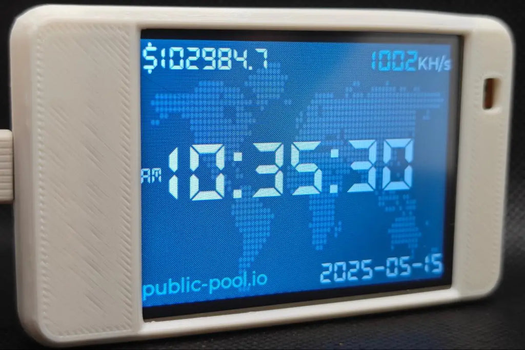 NMMiner NerdMiner V2 Hashrate 980KH/s Lucky Miner ESP32 2.8 inch Smart Display Crypto Solo Lottery Bitcoin ESP32-2432S028R DROOM