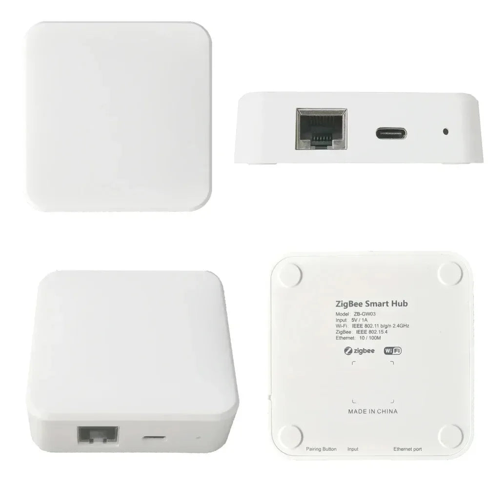 Tuya Zigbee 3.0 Gateway Hub Smart Home Wireless Bridge Smart Life APP Remote Control Automation Device Works with Alexa Google